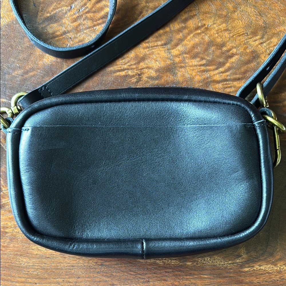 The Leather Carabiner Mini Crossbody Bag - Picture 7 of 11